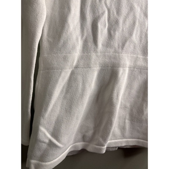 Lauren Ralph Lauren Petite Jacket Women's Size P/P White Button Down Zip Pocket - Picture 8 of 16